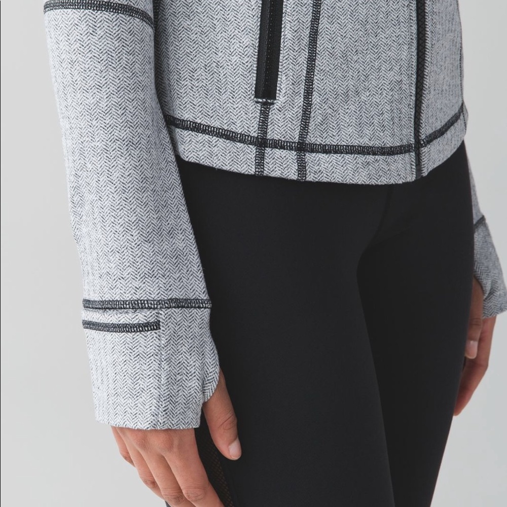 Lululemon Ghost Herringbone Define Jacket Size 8 … - image 4